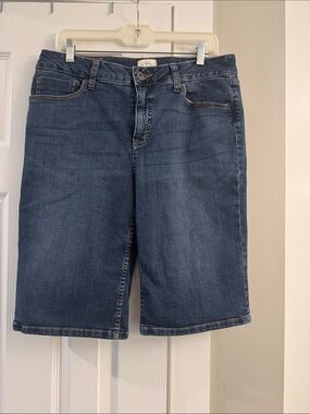 St. John's Bay Dark Blue Denim Shorts